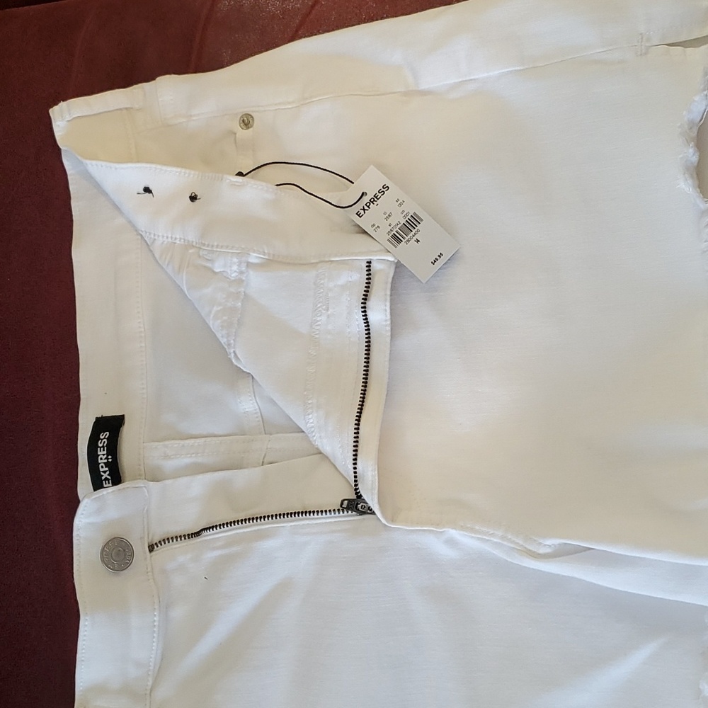 Express White shorts
